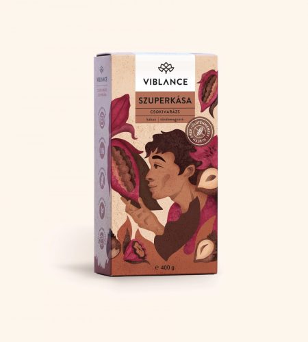 Viblance vegán, gluténmentes Csokivarázs szuperkása 400g