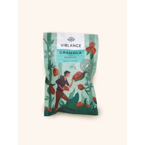 Viblance vegán, gluténmentes pekándiós granola 60 g