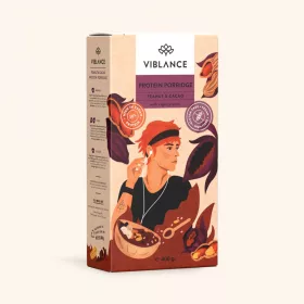   Viblance vegán, gluténmentes Peanut&Cacao proteinkása 400g