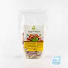 ALL IN Gyorsfagyasztott Tricolor gnocchi – édesburgonyás, spenótos, céklás 500 g