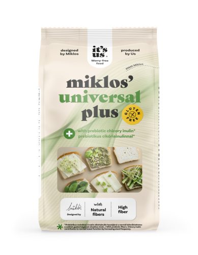 It's Us Miklos' univerzális lisztkeverék prebiotikus cikória inulinnal 1 kg