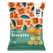 It's Us gluténmentes sós-karamellás keksz 150 g