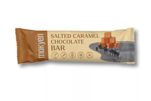 Mokyen gluténmentes sós-karamellás csokis szelet 30 g