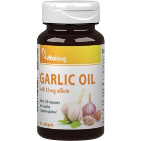 Vitaking Fokhagymaolaj 15mg Allicin (90) lágykapszula