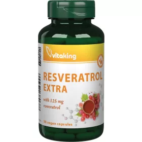 Vitaking Rezveratrol extra 80 vegán kapszula
