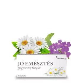 Vitaking Jó emésztés gyógynövény komplex 30 tabletta