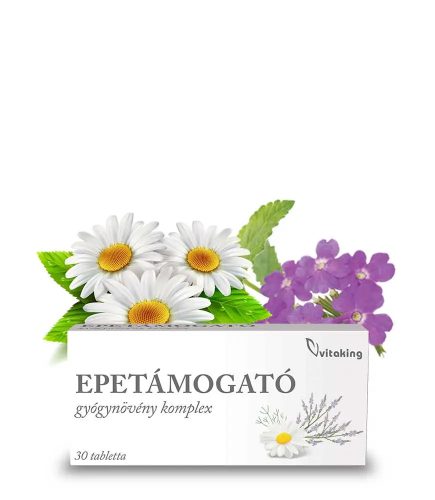 Vitaking Epetámogató gyógynövény komplex 30 tabletta