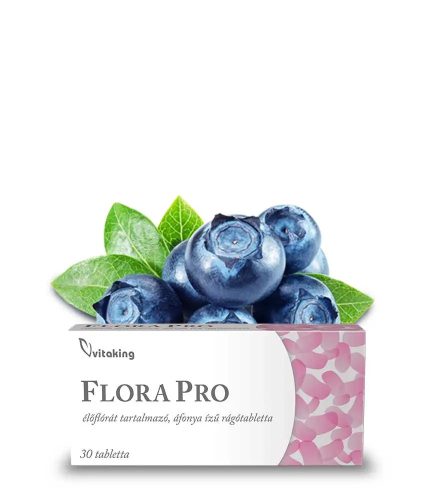 Vitaking FloraPro élőflórát tartalmazó rágótabletta 30 db