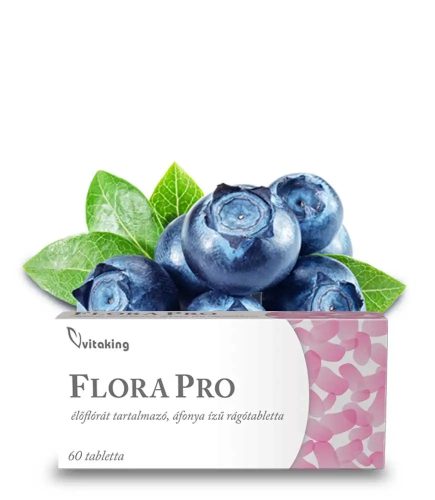 Vitaking FloraPro élőflórát tartalmazó rágótabletta 60 db