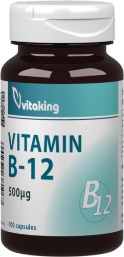 Vitaking B12 vitamin 500µg 100 kapszula