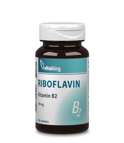 Vitaking B2 vitamin 40 mg 60 tabletta