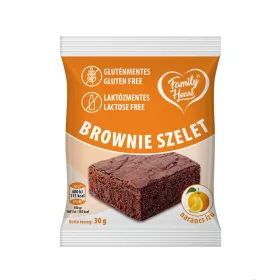 Family Heart gluténmentes Brownie - narancs ízű 30 g