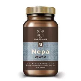   Myrobalam Nepa nyugodt tudat gyógynövény-komplex 60 db vegán kapszula 100% gyógynövényőrleménnyel