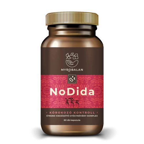 Myrobalam NoDida Candida, gombák és élősködők elleni gyógynövény-komplex 60 db vegán kapszula 100% gyógynövényőrleménnyel