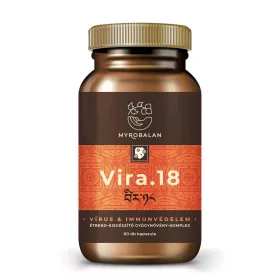   Myrobalam Vira.18 vírus & immunvédelem gyógynövény-komplex 60 db vegán kapszula 100% gyógynövényőrleménnyel