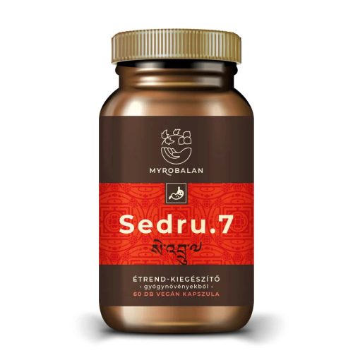 Myrobalam Sedru.7 emésztést serkentő gyógynövény-komplex 60 db vegán kapszula 100% gyógynövényőrleménnyel