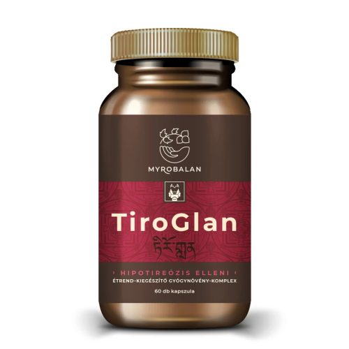 Myrobalam TiroGlan pajzsmirigy-alulműködés elleni gyógynövény-komplex 60 db vegán kapszula 100% gyógynövény-őrleménnyel