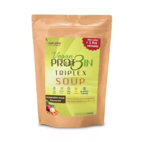   Netamin Vegan Protein Triplex LEVES – instant zöldségleves por 540 g
