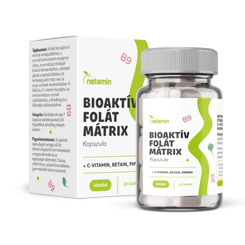 Netamin Bioaktív Folát Mátrix kapszula 30 db
