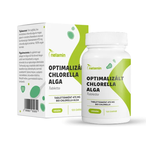 Netamin Optimalizált Chlorella Alga tabletta 475 mg 120 db