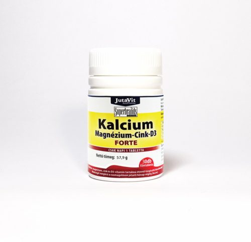 JutaVit Kalcium+Magnézium+Cink + D3 vitamin 30 db