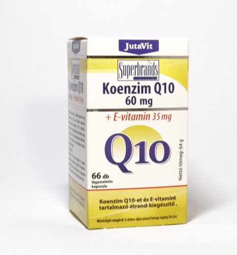 JutaVit Koenzim Q10 60mg + E-vitamin 35mg 66 db