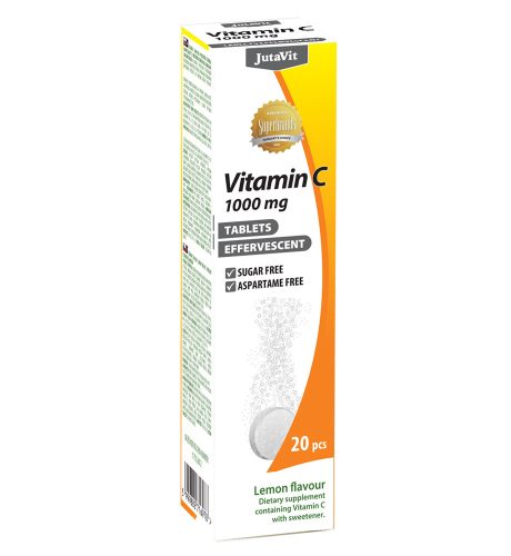 JutaVit C-vitamin 1000 mg pezsgőtabletta 20 db