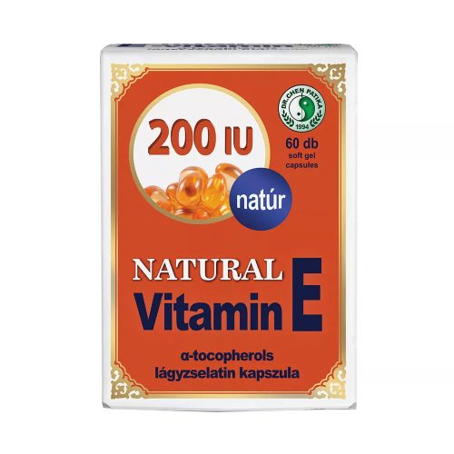 Dr. Chen Natúr E-vitamin 200mg lágyzselatin kapszula 60 db