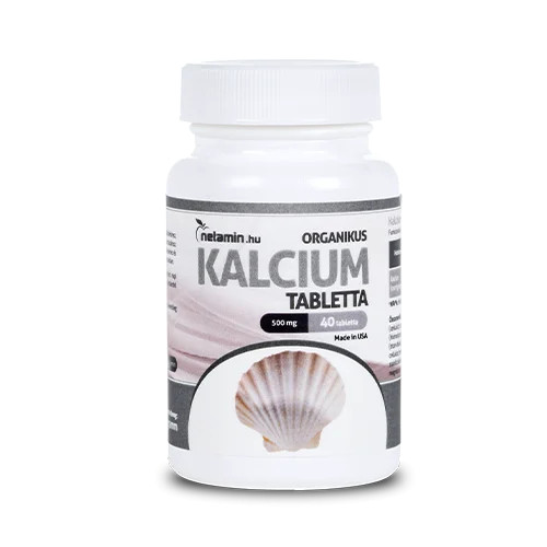 Netamin Organikus Kálcium tabletta 500 mg 40 db