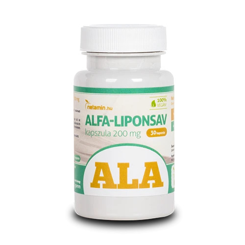 Netamin Alfa-liponsav (ALA) kapszula 200 mg