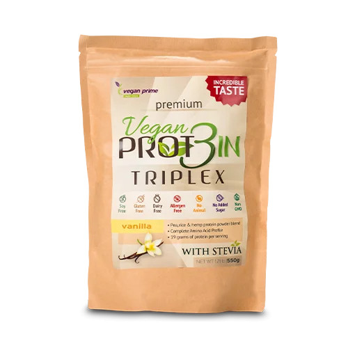 Netamin Vegan Prot3in Triplex fehérjepor - vanília 550 g