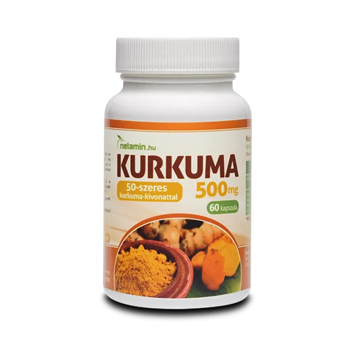 Netamin Kurkuma 500 mg kapszula 60 db