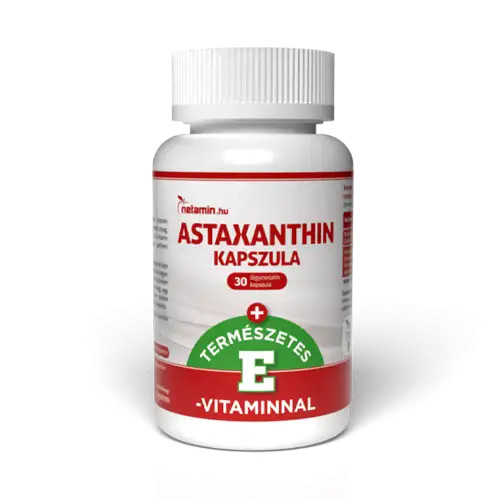 Netamin Astaxanthin+E-vitamin kapszula 30 lágyzselatin