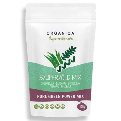 Organiqa Bio Szuperzöld mix 125 g 