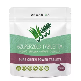 Organiqa Bio Szuperzöld tabletta 125g - 250 db