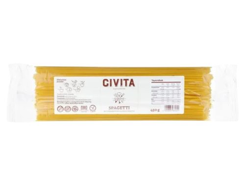 Civita gluténmentes kukorica száraztészta spagetti 450 g
