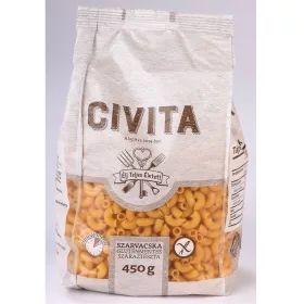   Civita gluténmentes kukorica száraztészta szarvacska 450 g