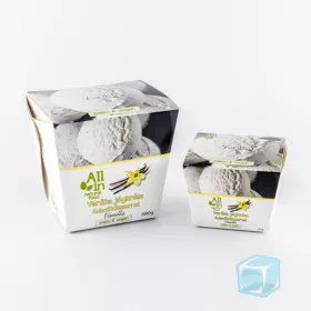 ALL IN Vanília jégkrém édesítőszerrel 380 g
