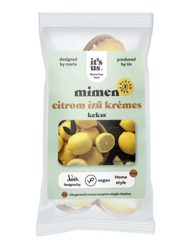 It's us MIMEN citromkrémes töltött gluténmentes keksz 150 g