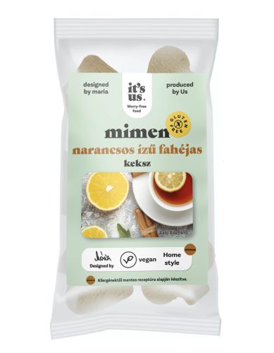 It's us MIMEN fahéjas -narancsos ízű gluténmentes keksz 150 g
