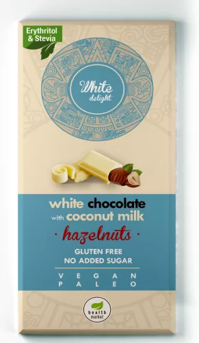 White Delight mogyorós fehércsoki 80g Health Market