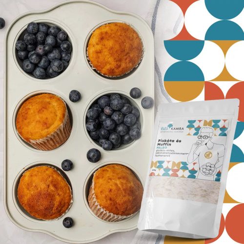 Éléskamra gluténmentes natúr muffin és piskóta lisztkeverék 135 g