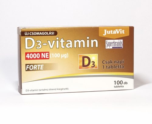 JutaVit D3-vitamin 4000NE (100µg) tabletta 100 db