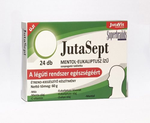 JutaVit JutaSept mentol-eukaliptusz ízű 24 db
