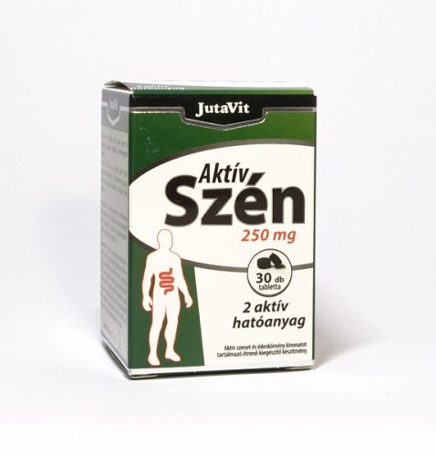 JutaVit Aktív Szén tabletta 250 mg 50 db