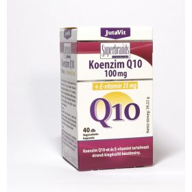 JutaVit Koenzim Q10 100mg +E-vitamin 35mg, 40 db