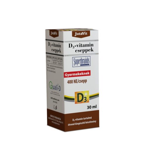 JutaVit D3 vitamin cseppek csecsemőknek, gyermekeknek 30 ml