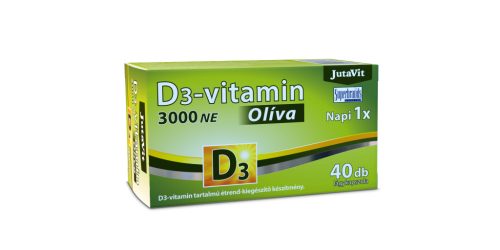 JutaVit D3-vitamin 3000NE (75µg) Olíva lágykapszula 40 db