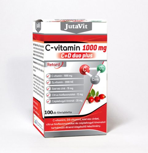 JutaVit C-1000mg C+D Duo Plus 100 db