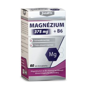 JutaVit Magnézium 375 mg + B6 vitamin filmtabletta 60 db